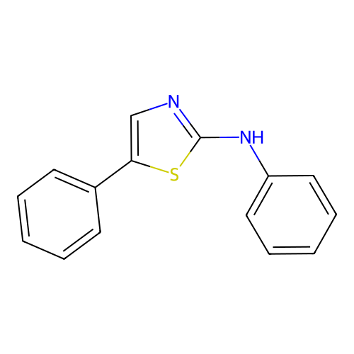 N,5-Diphenyl-1,3-thiazol-2-amine structure