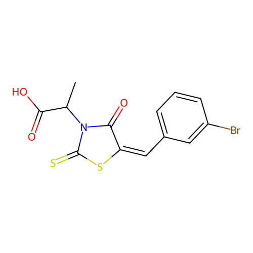 Thiazolidinone core, 16 structure