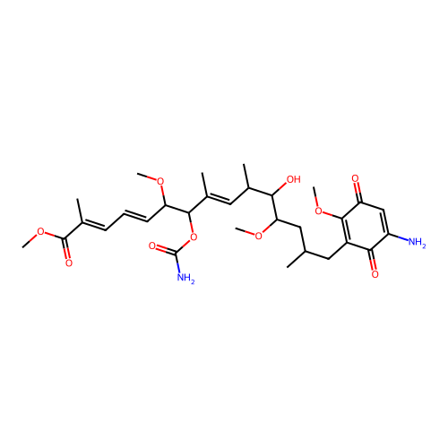 Methyl geldanamycinate structure