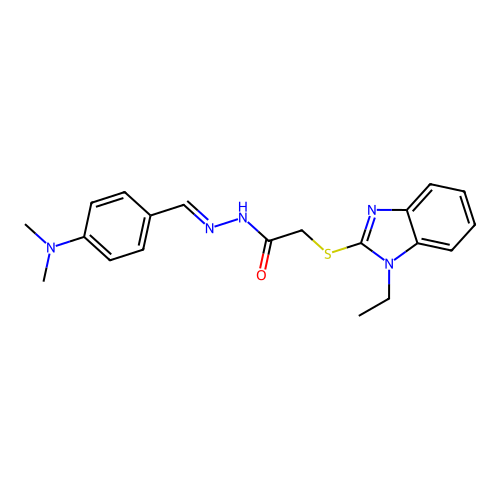 C20H23N5OS structure