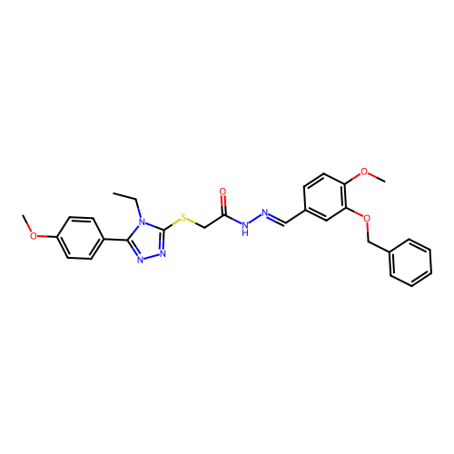 C28H29N5O4S structure