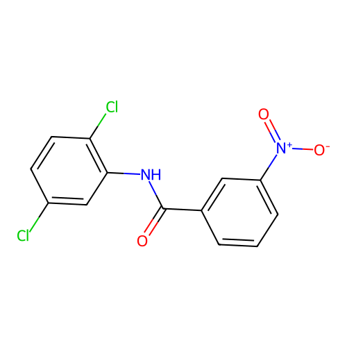 N-(2,5-dichlorophenyl)-3-nitrobenzamide structure