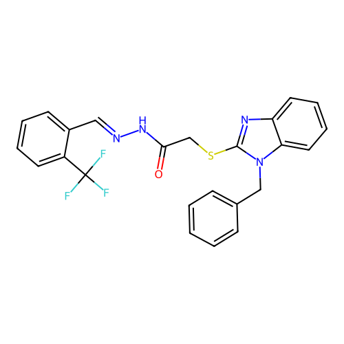 C24H19F3N4OS structure