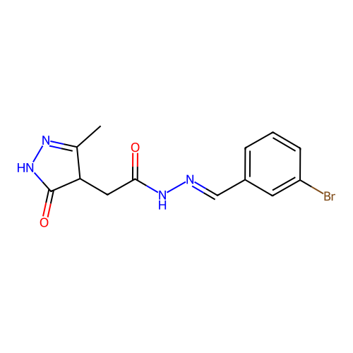 C13H13BrN4O2 structure