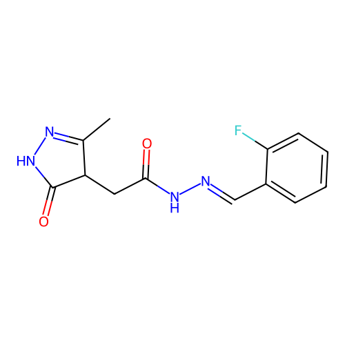 C13H13FN4O2 structure