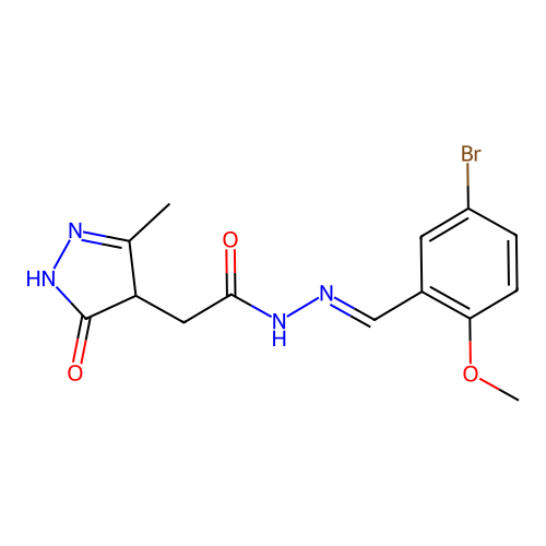 C14H15BrN4O3 structure