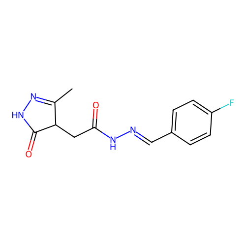 C13H13FN4O2 structure
