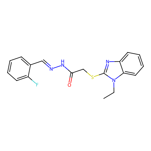 C18H17FN4OS structure