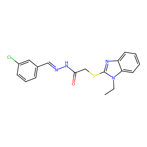C18H17ClN4OS structure