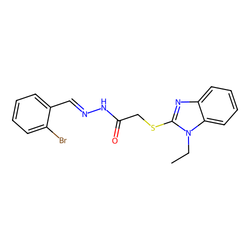 C18H17BrN4OS structure