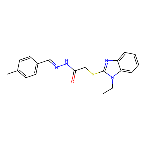 C19H20N4OS structure