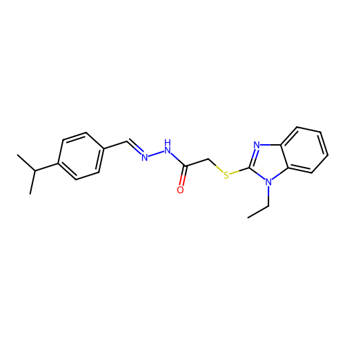 C21H24N4OS structure