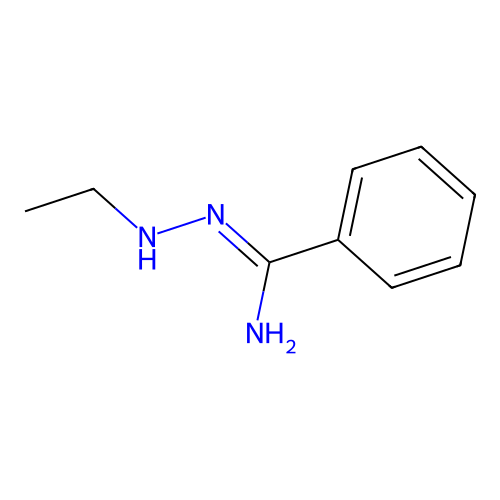 N'-(ethylamino)benzenecarboximidamide structure