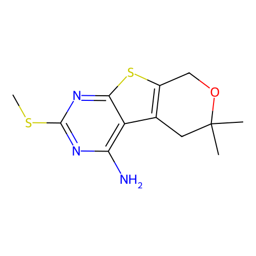 C12H15N3OS2 structure