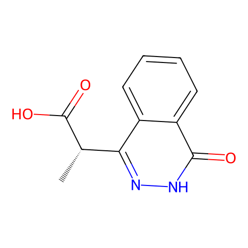 (S)-2-(4-hydroxyphthalazin-1-yl)propanoic acid structure