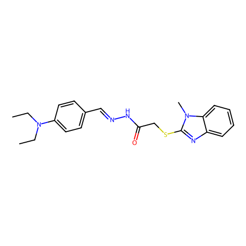 C21H25N5OS structure
