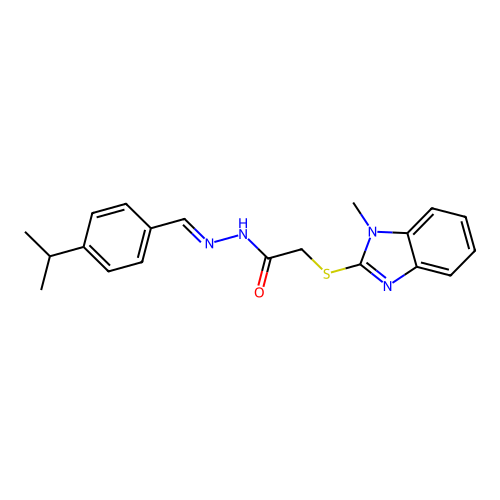 C20H22N4OS structure