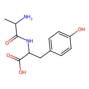 L-Alanyl-L-tyrosine structure