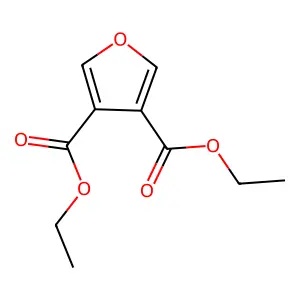 3,4-Diethyl 3,4-furandicarboxylate structure