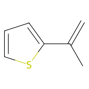 2-Isopropenylthiophene structure