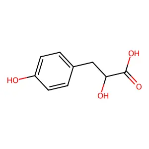 (+-)-3-(4-Hydroxyphenyl)lactic acid structure