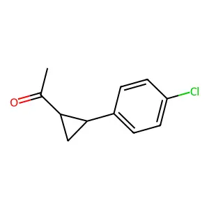 Rac-1-[(1r,2r)-2-(4-chlorophenyl)cyclopropyl]ethan-1-one structure