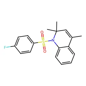 1-[(4-Fluorophenyl)sulfonyl]-2,2,4-trimethyl-1,2-dihydroquinoline structure