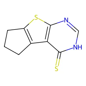2,3-Dihydro-1H-8-thia-5,7-diaza-cyclopenta[a]indene-4-thiol structure