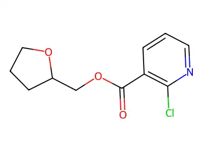 (Oxolan-2-yl)methyl 2-chloropyridine-3-carboxylate structure
