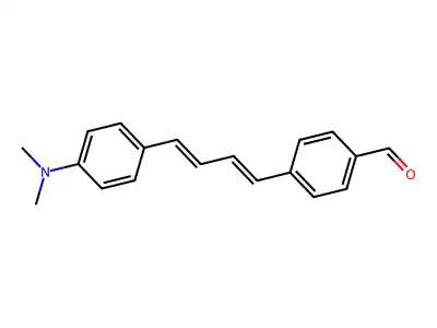 4-{4-[4-(Dimethylamino)phenyl]buta-1,3-dien-1-yl}benzaldehyde structure
