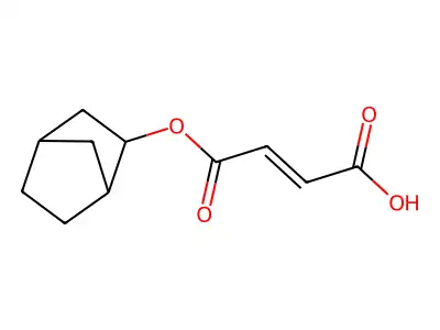 (E)-4-(Bicyclo[2.2.1]hept-2-yloxy)-4-oxo-2-butenoic acid structure