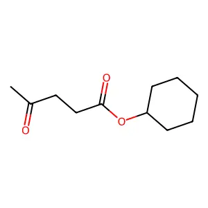 Cyclohexyl 4-oxopentanoate structure