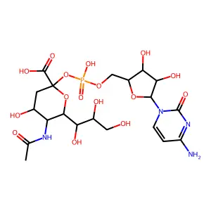 CMP-N-乙酰神经氨酸 structure