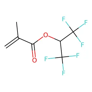 1,1,1,3,3,3-Hexafluoro-2-propyl methacrylate structure