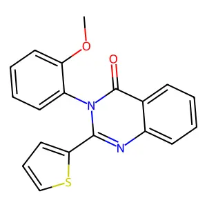 3-(2-Methoxyphenyl)-2-thiophen-2-ylquinazolin-4-one structure