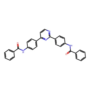 N,N'-(2,4-Pyrimidinediyldi-4,1-phenylene)dibenzamide structure