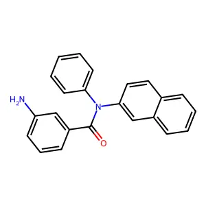 3-amino-N-naphthalen-2-yl-N-phenylbenzamide structure
