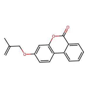 3-(2-Methylprop-2-enoxy)benzo[c]chromen-6-one structure
