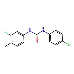 1-(4-Chlorophenyl)-3-(3-fluoro-4-methylphenyl)urea structure