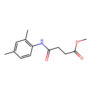 Methyl 4-(2,4-dimethylanilino)-4-oxobutanoate structure