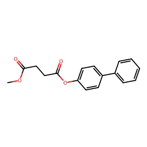 1-[1,1'-Biphenyl]-4-yl 4-methyl succinate structure