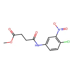 Methyl 4-(4-chloro-3-nitroanilino)-4-oxobutanoate structure