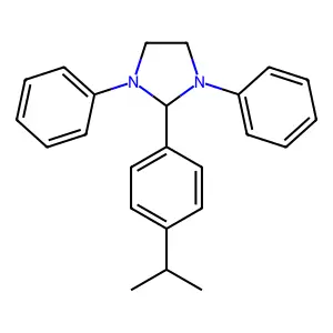 2-(4-Isopropylphenyl)-1,3-diphenylimidazolidine structure