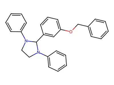 2-(3-(Benzyloxy)phenyl)-1,3-diphenylimidazolidine structure