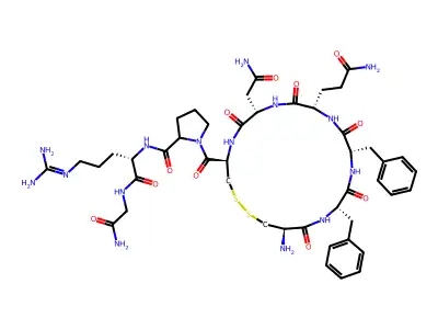 Phenypressin structure