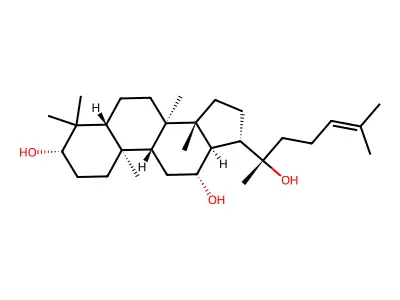 原人参二醇 structure