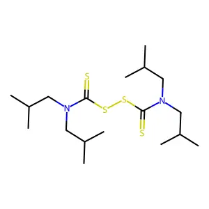 异丁基秋兰姆二硫化物 structure