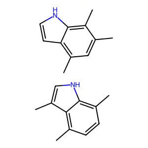 Trimethyl-1H-indole structure