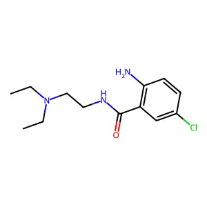 2-Amino-5-chloro-N-[2-(diethylamino)ethyl]benzamide structure