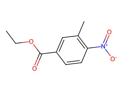 Ethyl 3-methyl-4-nitrobenzoate structure